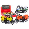 Závodní motocykl s frikčním pohonem - 3 barevné varianty (žlutá, oranžová, bílá)