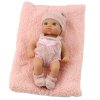 Realistická Panenka Bobas s Doplňky - Bílá a Růžová, 18 cm