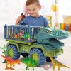 Dětský Dino Transportér s 15 Figúrkami a Stromkem - Kreativní Hrací Set
