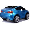Baterieové auto BMW X6M modré lakované