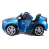 Baterieové auto BMW X6M modré lakované