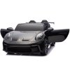 Elektrické Auto na Akumulátor Porsche GT3 Černý Lakovaný Dětský Model
