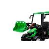 126486 10 elektricky traktor s privesem hercules zeleny 24v