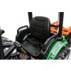 Elektrický Traktor s Přívěsem Hercules Zelený 24V