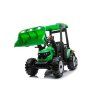 126486 1 elektricky traktor s privesem hercules zeleny 24v