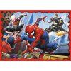 129133 2 puzzle 4v1 hrdinsky spider man trefl 34384