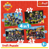 Puzzle 4 v 1 Požárník Sam - Trefl 34632
