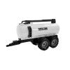 35481 9 cerveny traktor s privesem hrabackou a cisternou