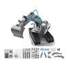 Hydraulický pásový bagr k samostatné stavbě – DIY sada 130 dílů