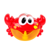 Krab generátor bublin do vany – červený