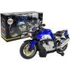 43956 3 motocykl na baterie modry