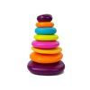 34824 7 barevna pyramida s krouzky pro kojence