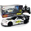 Závodní RC Auto 1:24 Corvette C6.R Bílý 2.4G Světla