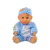 Panenka Miminko Modrá Nočník Pije Čůrá Mašlička 24 cm