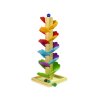 Dřevěný Strom Kuličková Dráha Skluzavka Kuliček Listy