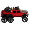 Terénní Auto s Třecím Pohonem Velká Kola 1:16 Červené