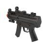 35355 6 cerna vojenska detska pistol s vibracemi a zvukem