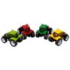 Sada Zemědělských Traktorů Farma 4 Kusy Barevné