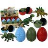37746 9 dinosauri vejce s figurkou 3 barvy 9cm