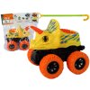 Tlačítkové Offroad Vozítko Triceratops Gumová Kola Žlutý