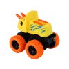 Tlačítkové Offroad Vozítko Triceratops Gumová Kola Žlutý