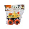 Tlačítkové Offroad Vozítko Triceratops Gumová Kola Žlutý