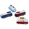 Autobusy a karavany s frikčním pohonem 1:87, sada 4 kusů
