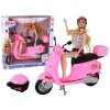 Sada Panenka na Skútru Růžová Pohyblivé Části