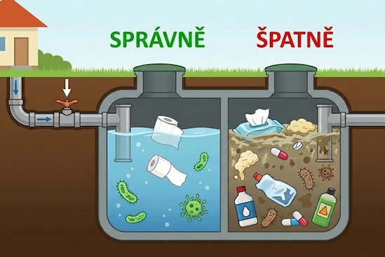 Co nepatří do septiku: Seznam zakázaných látek