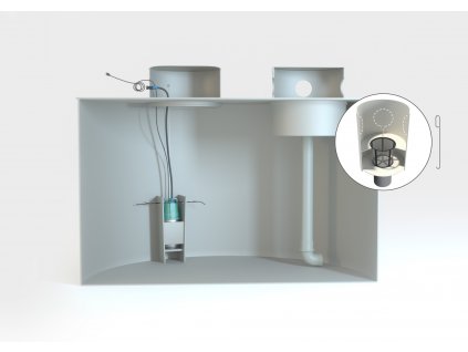 Nádrž 3v1 - 13 m³ hranatá samonosná (DPH 15% (s montáží))