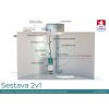 Nádrž 2v1 - 3 m³ kruhová dvouplášťová (DPH 15% (s montáží))