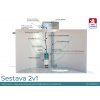Nádrž 2v1 - 12 m³ hranatá k obetonování (DPH 15% (s montáží))