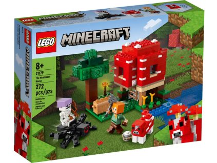 2580 lego minecraft 21179 houbovy domek