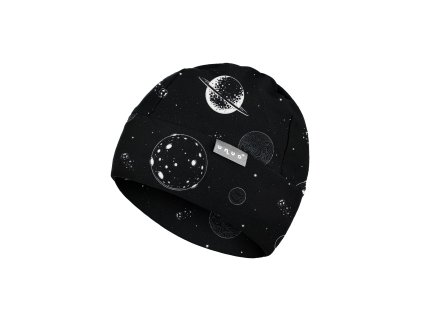 Unuo, Dětská čepice fleecová Sport, Planety (Velikost L (53-56 cm))
