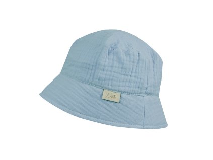 Klobouk mušelín Blue modrá