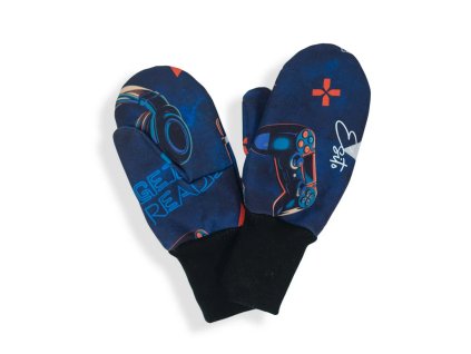 Palcové rukavice softshell Play and go