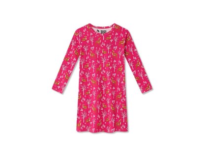 Dívčí noční košile Wolf & Wolfie S2583 vel. 116 146 sytě růžová