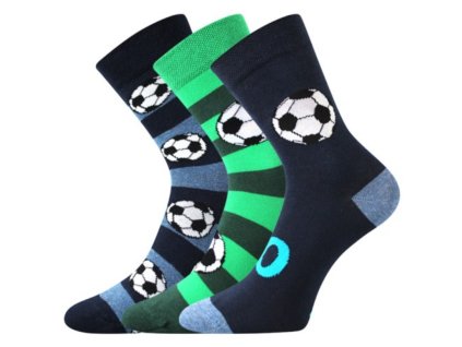 Chlapecké ponožky Boma Arnold, Fotbal, mix barev 3 páry