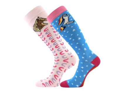 Dívčí podkolenky BIVOJ 15 s obrázky, 2 páry