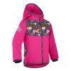 Unuo, Dětská softshellová bunda s fleecem Basic, Fuchsiová, Kolibřík (Velikost 146/152)