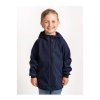 Dětská softshellová bunda bez zateplení pružná Basic, Tm. Modročerná,kluk