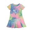 Dívčí letní šaty KUGO CY1116 Světlejší duhová