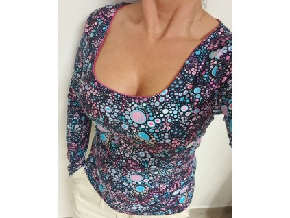 400 tričko růžové bublinky já