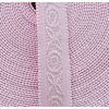 Pruženka 18 mm žakárová - růžová s vytkanými ornamenty