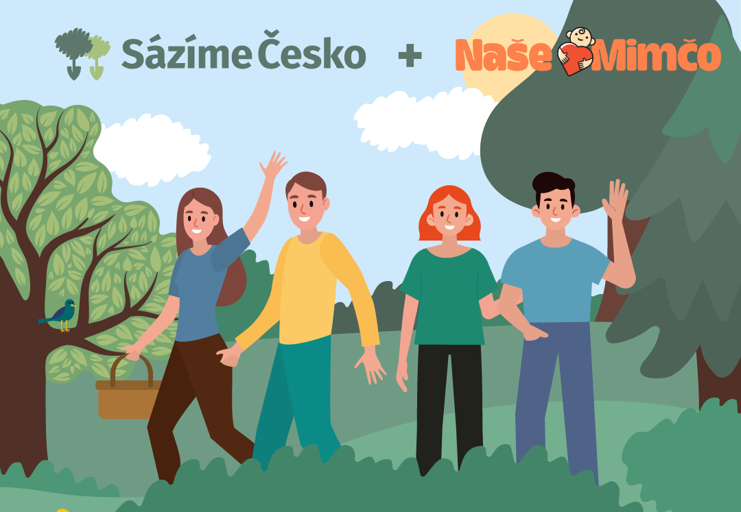 NašeMimčo se zapojilo do projektu Sázíme Česko. Pomožte s námi vysadit nové stromky v České republice