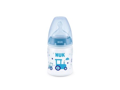Kojenecká láhev NUK First Choice Temperature Control 150 ml modrá