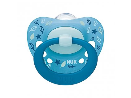 Dojčenský cumlík NUK Classic Signature 18-36m modrý