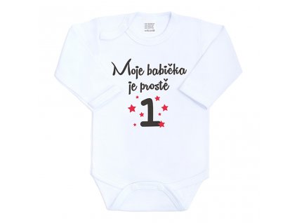 Body s potiskem New Baby Moje babička je prostě jednička