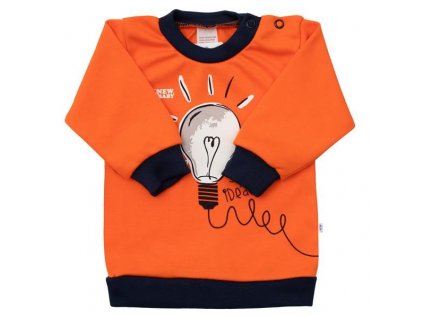 Dojčenské bavlnené tričko New Baby skvelý nápad