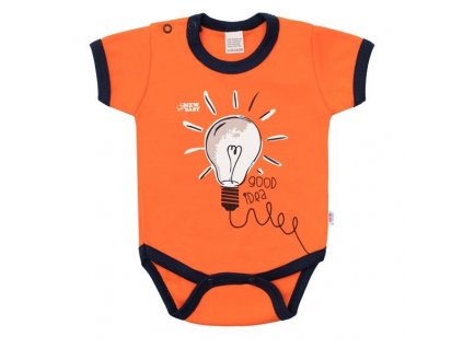 Dojčenské bavlnené body s krátkym rukávom New Baby skvelý nápad